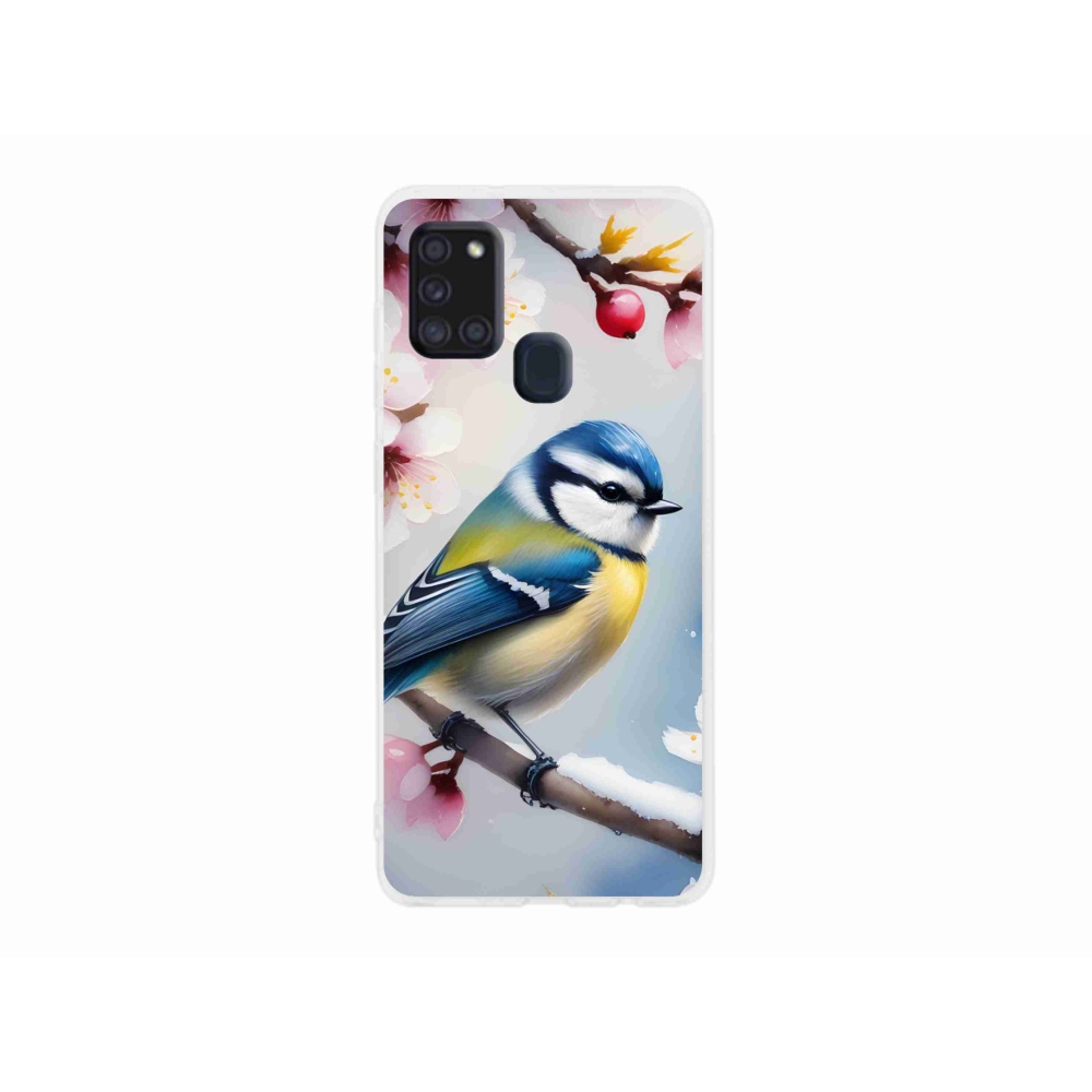 Zselés borítás mmCase Samsung Galaxy A21s készülékhez - titánium