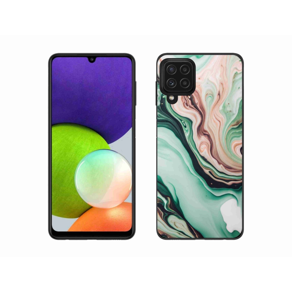 Gél borítás mmCase Samsung Galaxy A22 4G készülékhez - absztrakt motívum 62