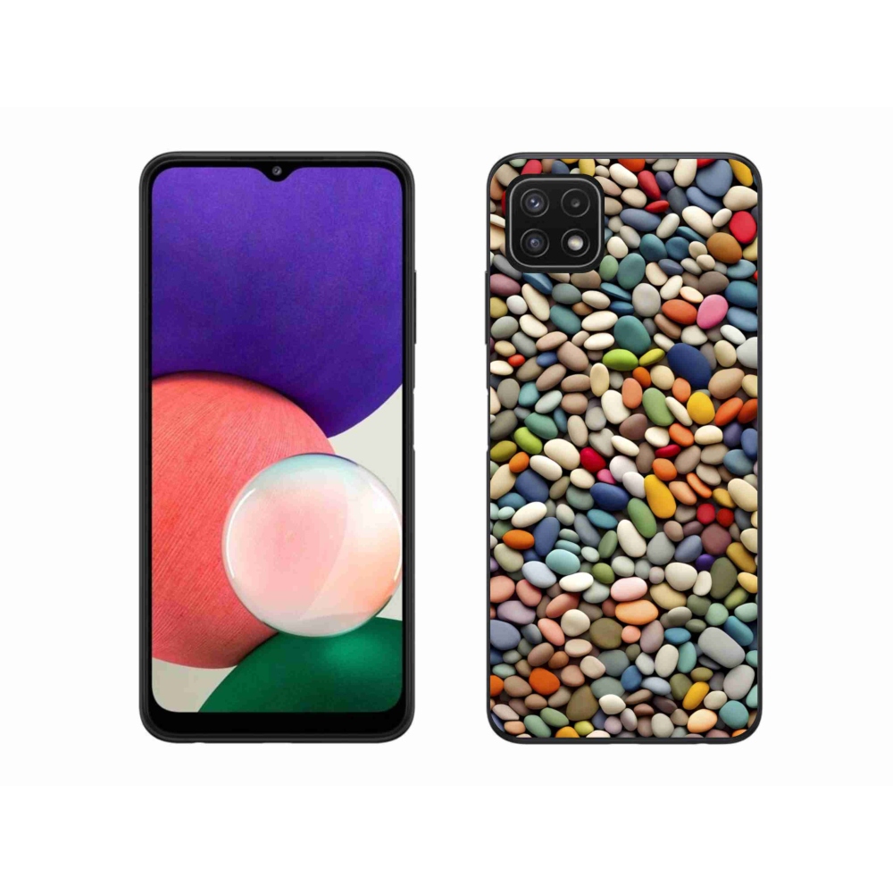 Zselés borítás mmCase Samsung Galaxy A22 5G - színes strasszkövek 2