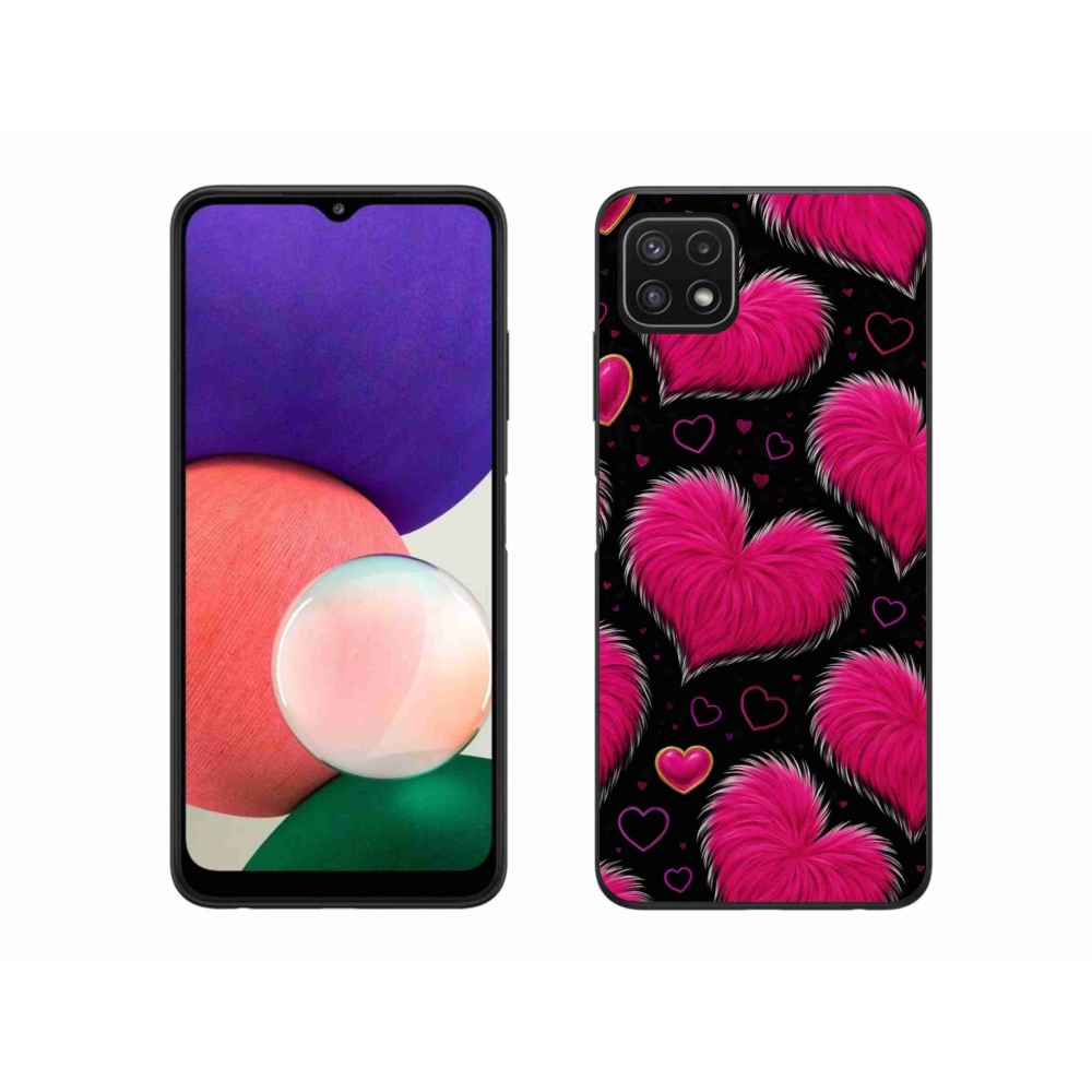 Gél borítás mmCase Samsung Galaxy A22 5G - puha szív - Samsung Galaxy A22 5G - puha szív