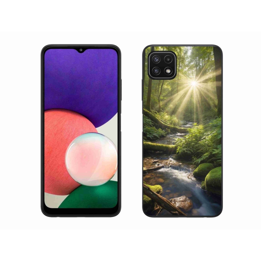 Gél borítás mmCase Samsung Galaxy A22 5G - erdő mélysége
