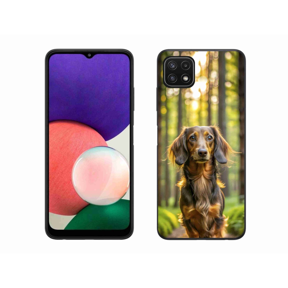 Zselés borítás mmCase Samsung Galaxy A22 5G - tacskó 4