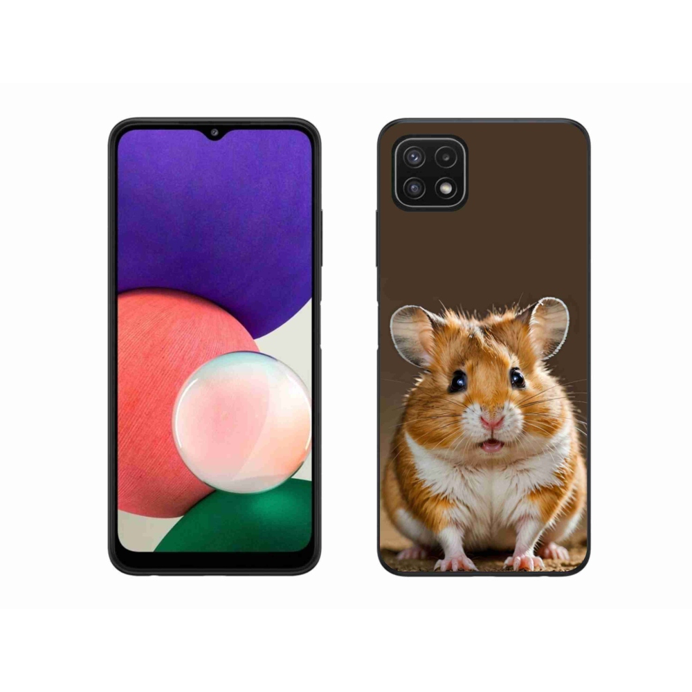 Zselés borítás mmCase Samsung Galaxy A22 5G - hörcsög