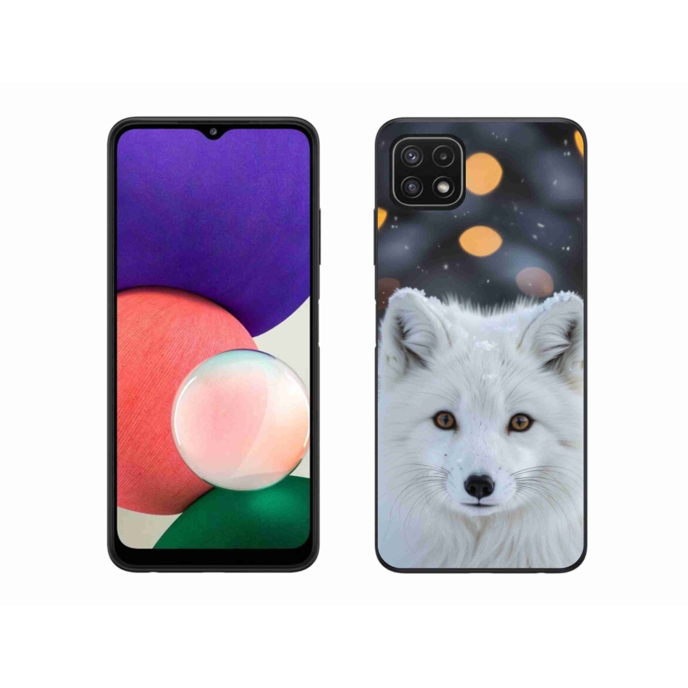 Zselés borítás mmCase Samsung Galaxy A22 5G - polár róka