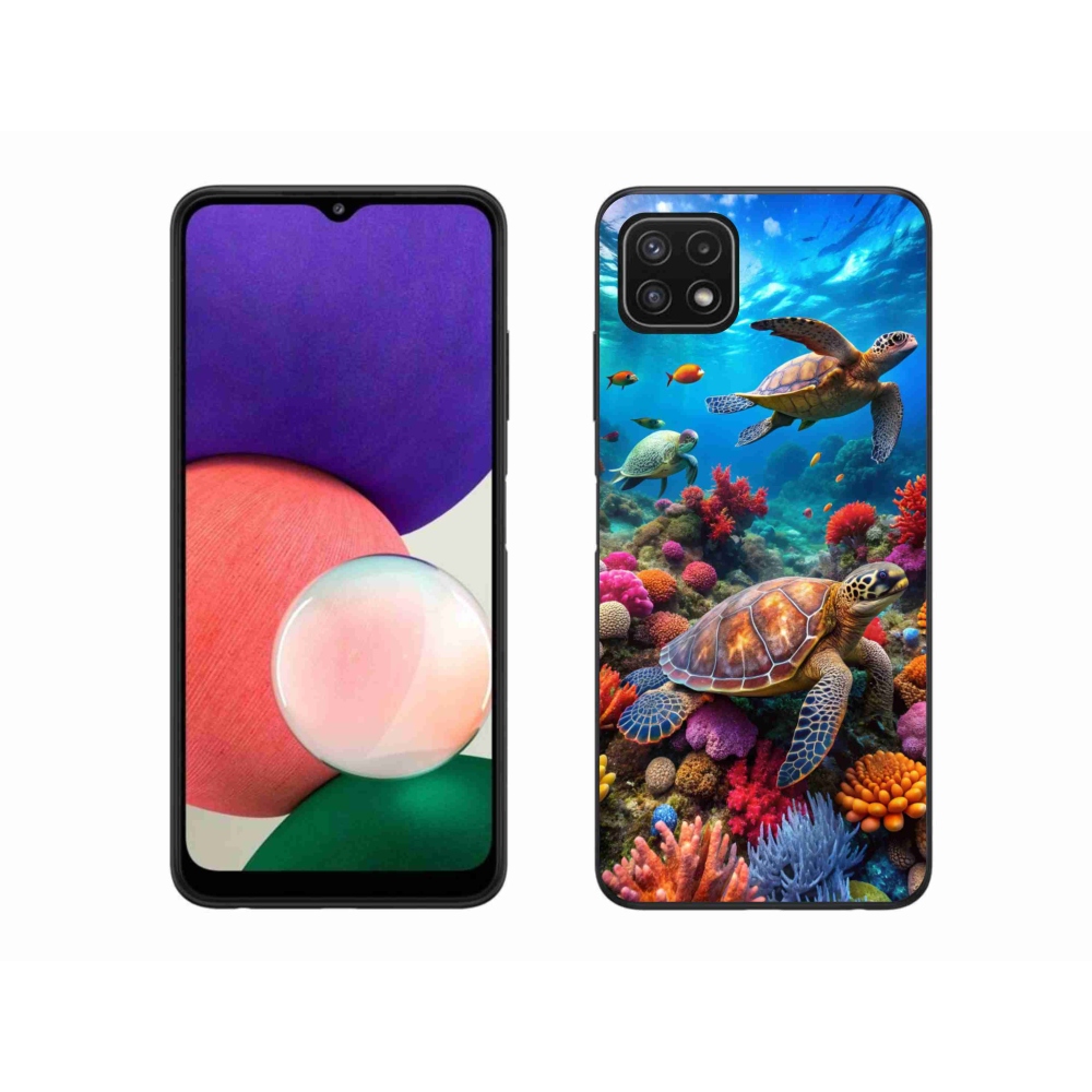 Zselés borítás mmCase Samsung Galaxy A22 5G - Sea World 2