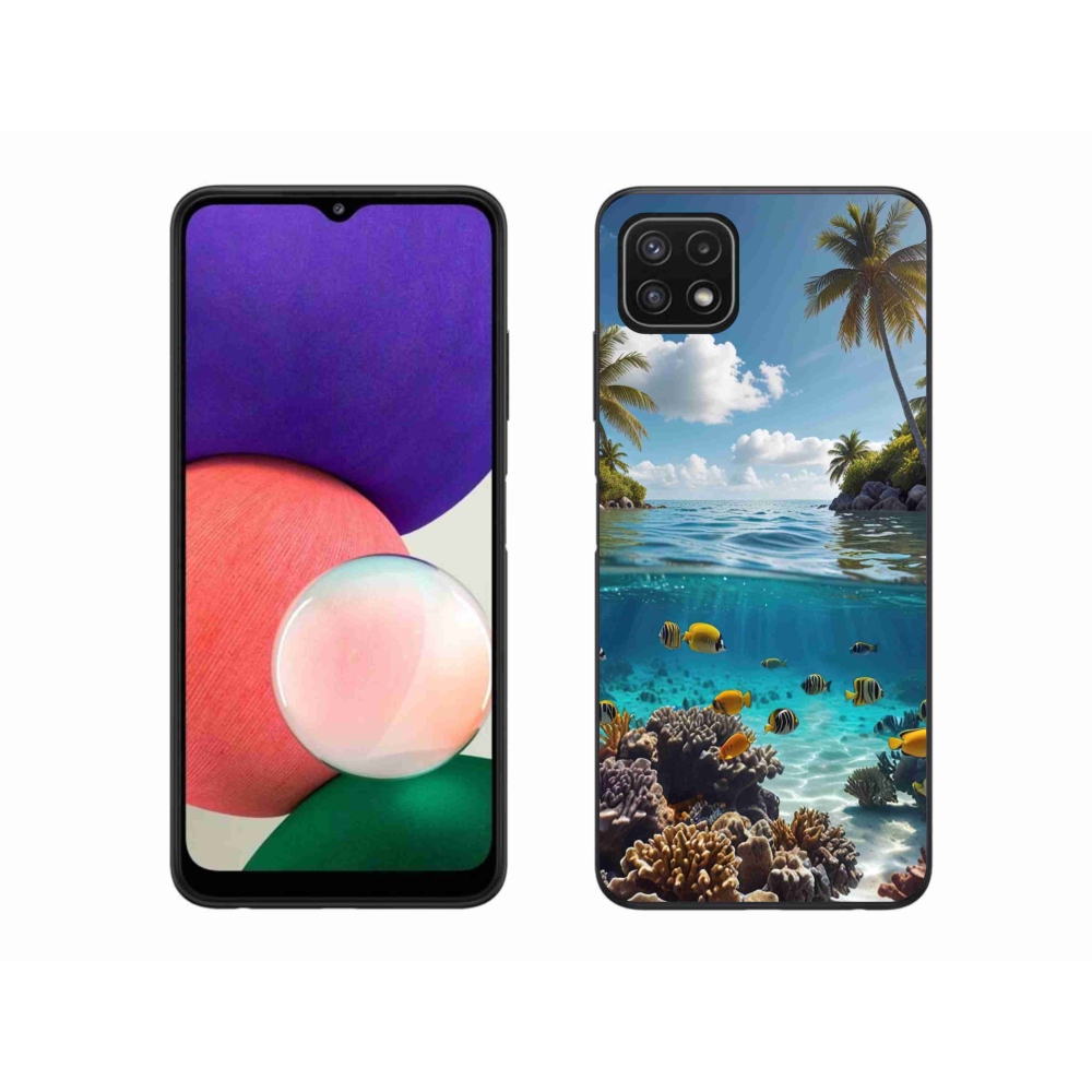 Gél borítás mmCase Samsung Galaxy A22 5G - Sea World 4