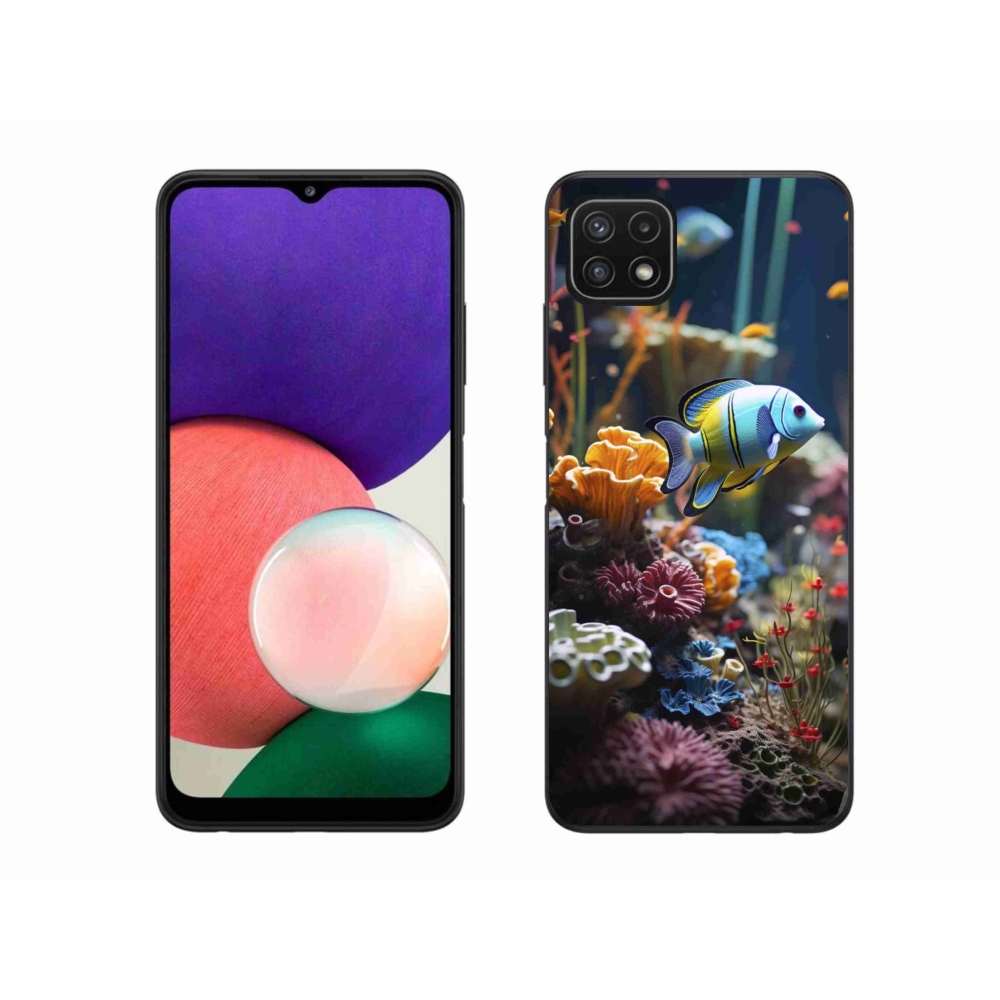 Gél borítás mmCase Samsung Galaxy A22 5G - Sea World 5