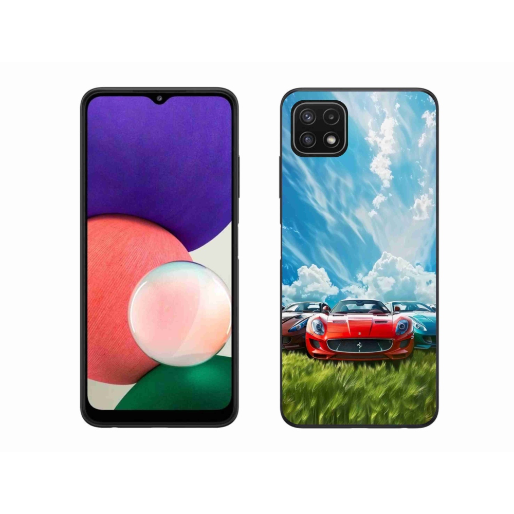 Gél borító mmCase Samsung Galaxy A22 5G - sportkocsikhoz