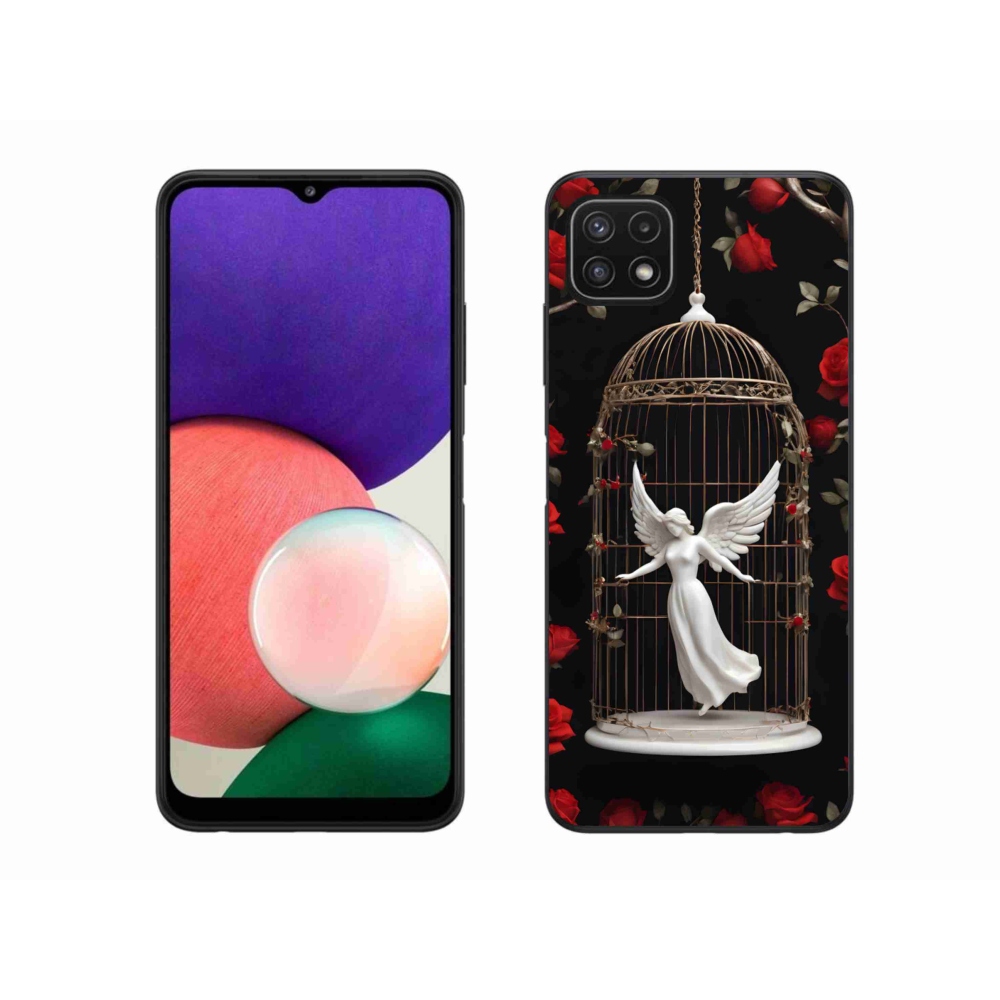 Zselés borítás mmCase Samsung Galaxy A22 5G - csapdába esett angyal