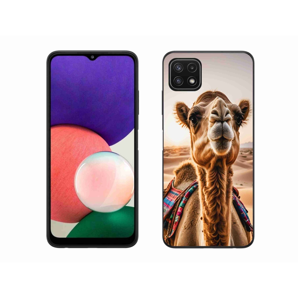 Zselés borítás mmCase Samsung Galaxy A22 5G - teve színű tok