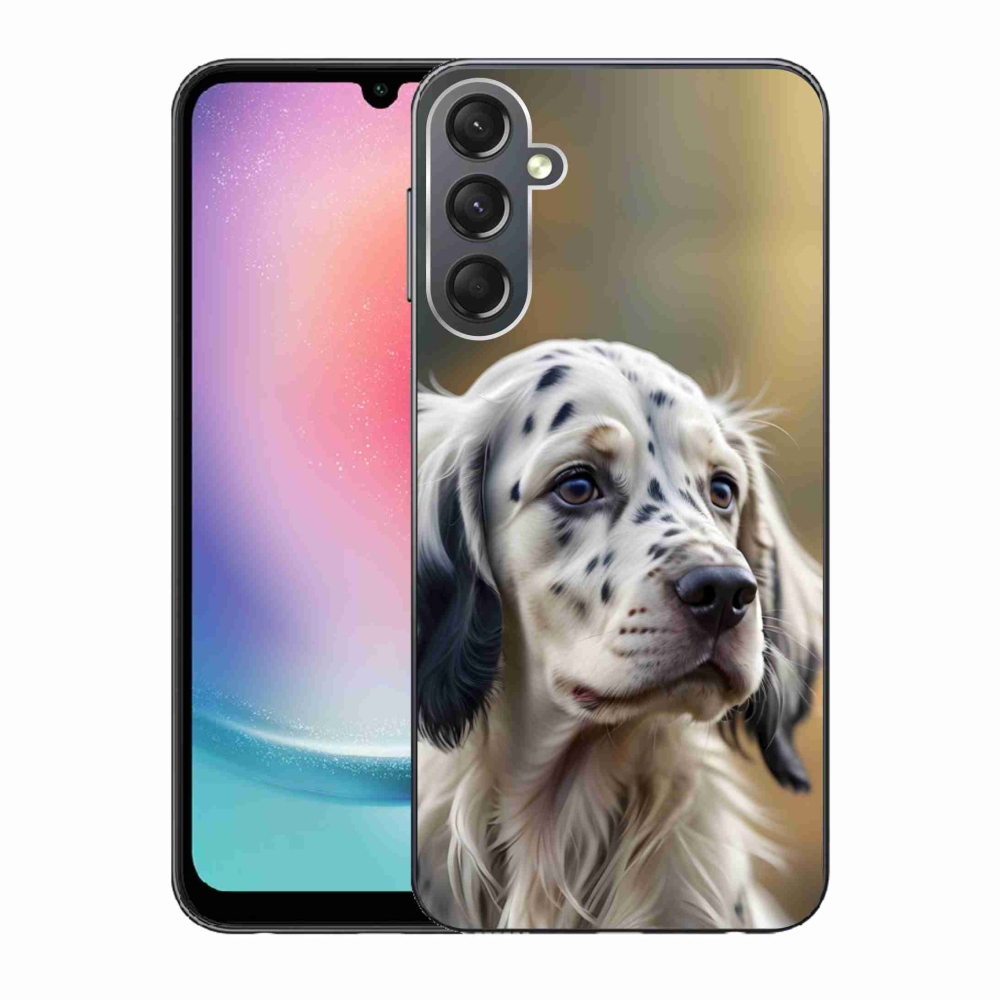 Zselés borítás mmCase Samsung Galaxy A24 készülékhez - English Setter