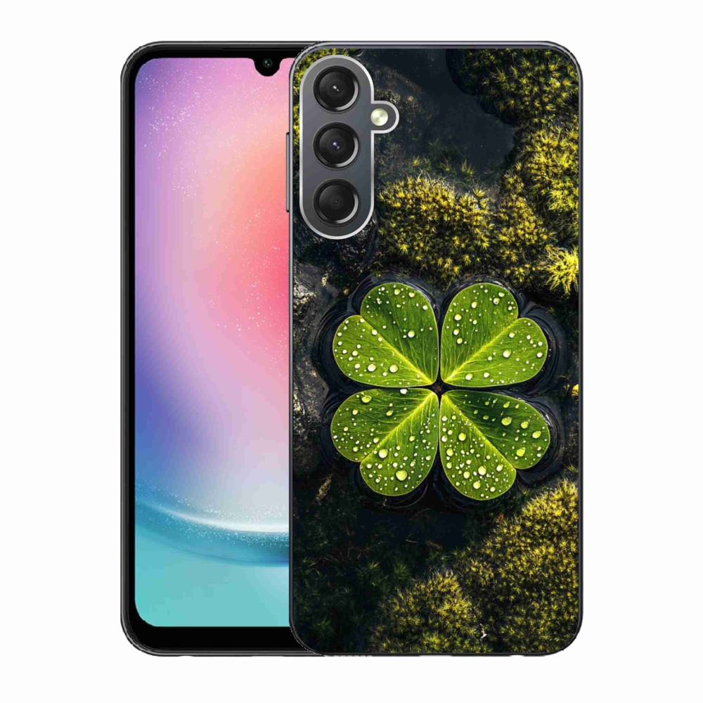 Gél borítás mmCase Samsung Galaxy A24 készülékhez - négylevelű lóhere
