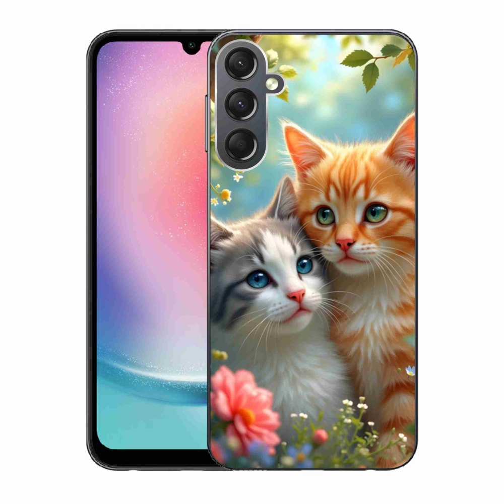 Gél borítás mmCase Samsung Galaxy A24 készülékhez - macskaszerelem 2