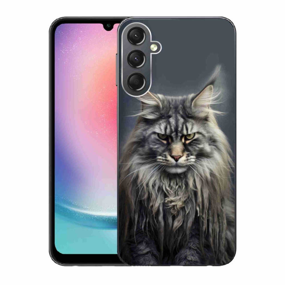 Gél borítás mmCase Samsung Galaxy A24 készülékhez - macskaszem nézet 4