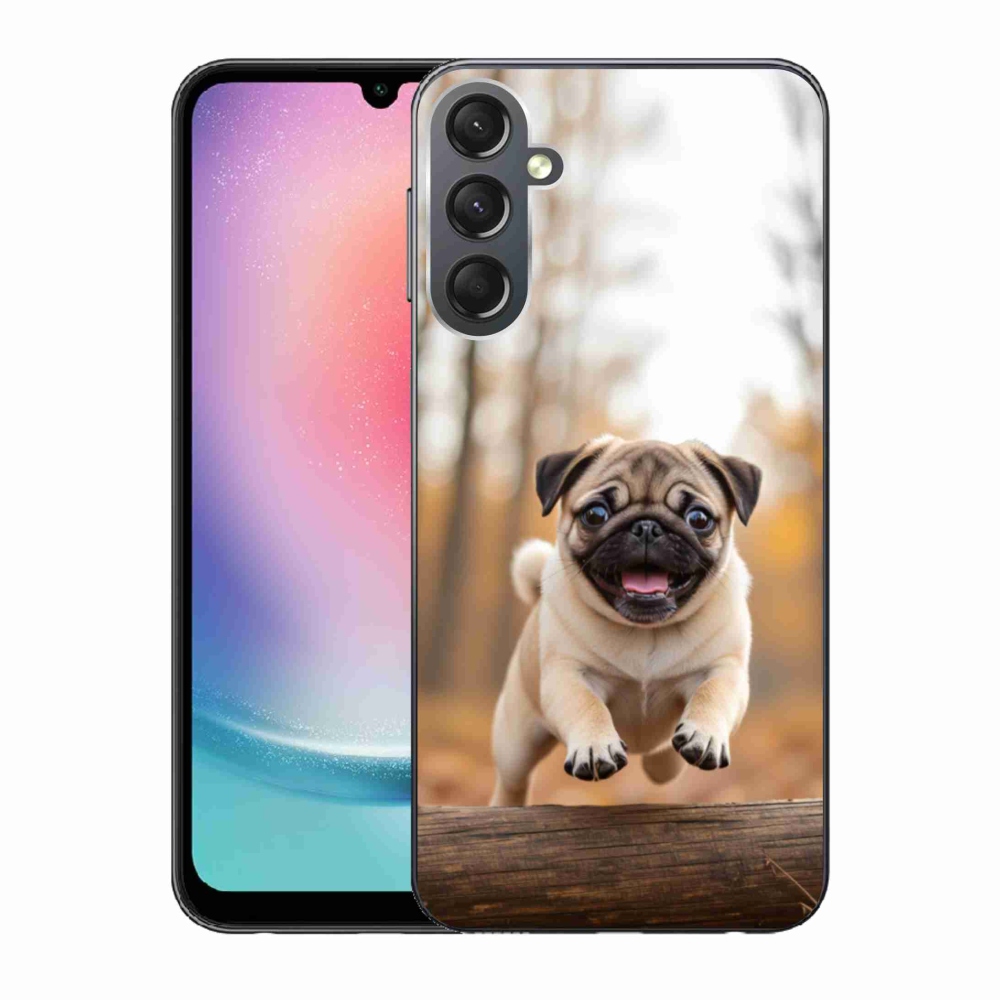 Zselés borítás mmCase Samsung Galaxy A24 - mopsz 2