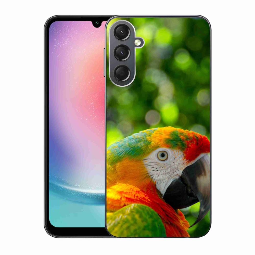 Zselés borítás mmCase Samsung Galaxy A24 készülékhez - papagáj ara 3
