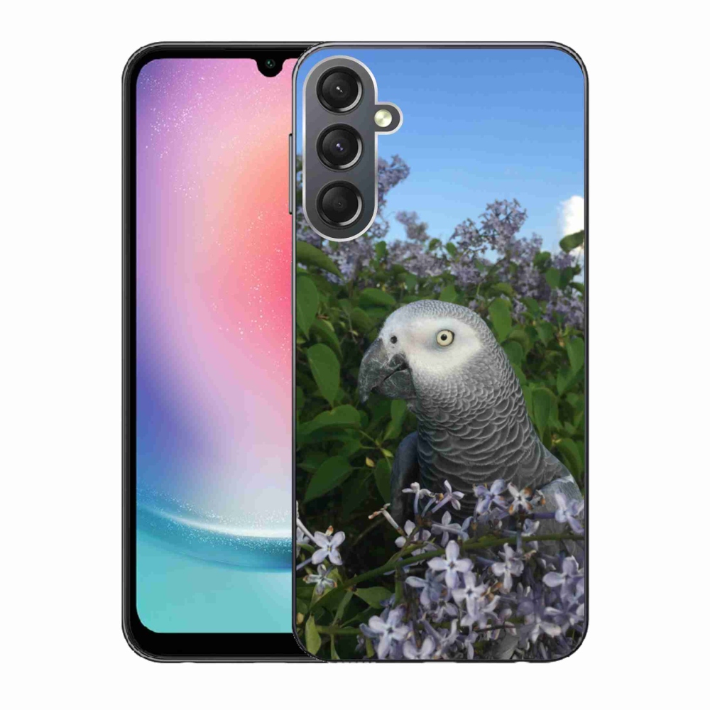 Gél borítás mmCase Samsung Galaxy A24 készülékhez - papagáj jacco