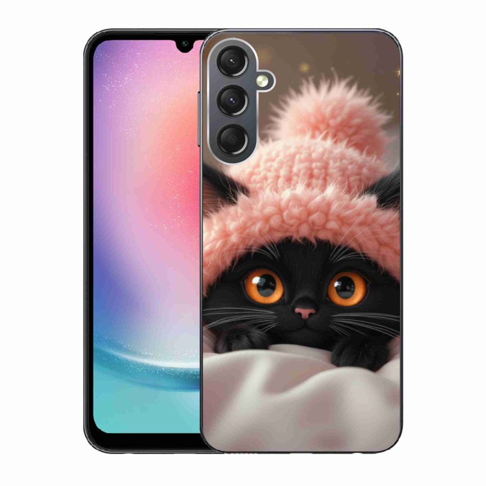 Gél borítás mmCase Samsung Galaxy A24 készülékhez - aranyos cica 7