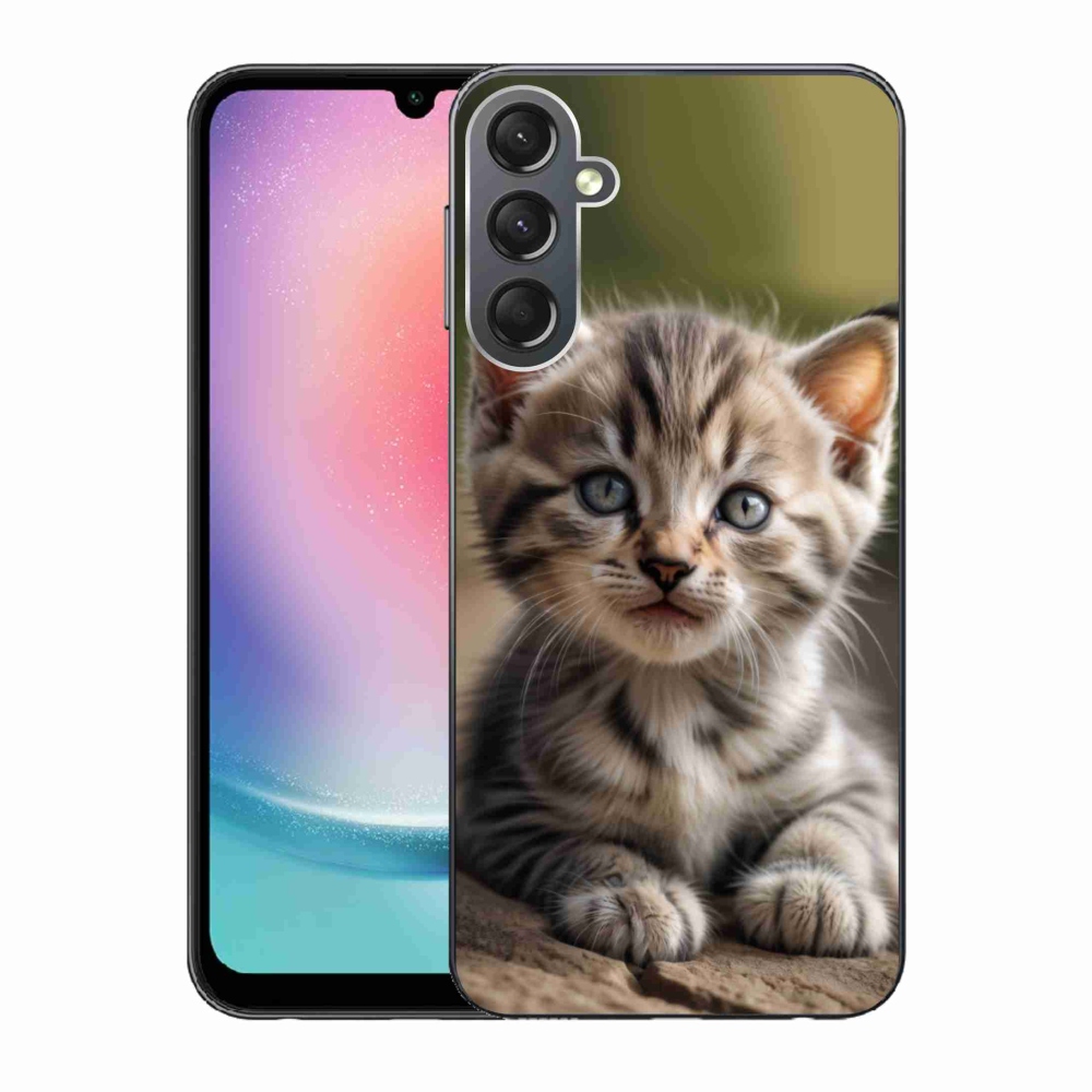 Gél borítás mmCase Samsung Galaxy A24 készülékhez - aranyos cica 9