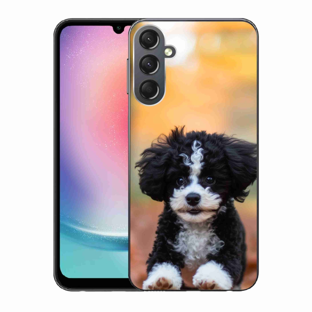 Gél borítás mmCase Samsung Galaxy A24 készülékhez - aranyos kiskutya 2