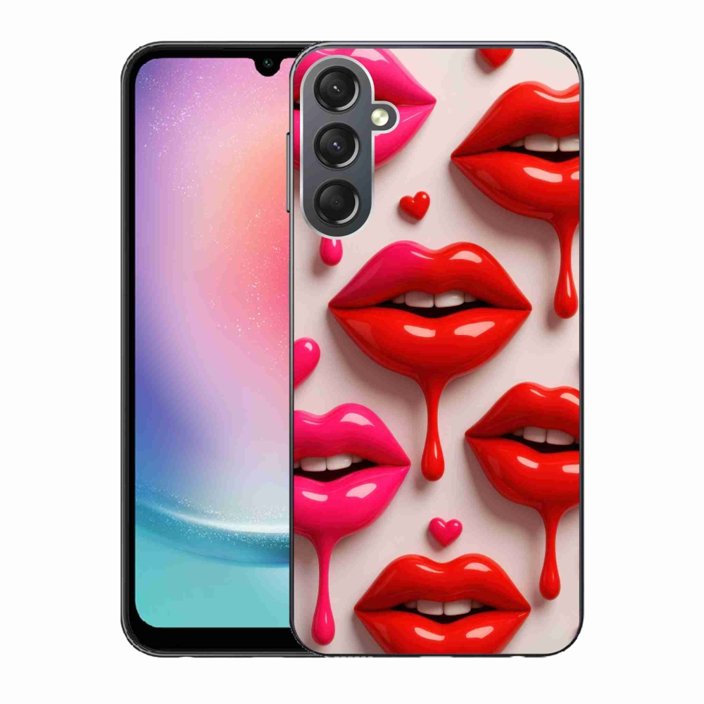 Zselés borítás mmCase Samsung Galaxy A24 - ajkak 2