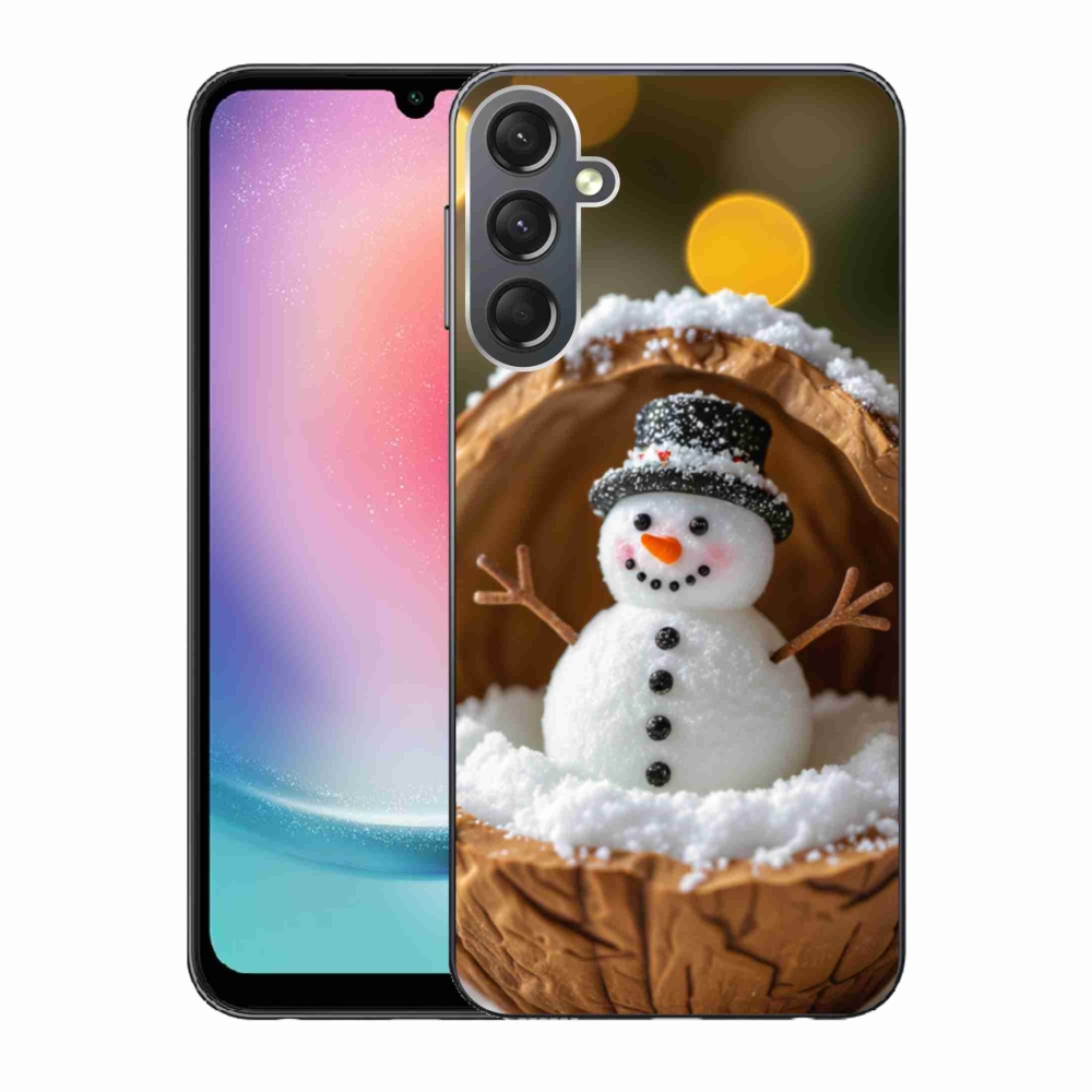 Gél borítás mmCase Samsung Galaxy A24 készülékhez - hóember 4