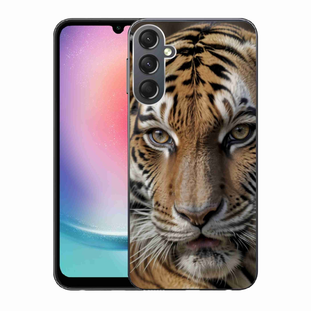 Gél borítás mmCase Samsung Galaxy A24 készülékhez - tigris nézet