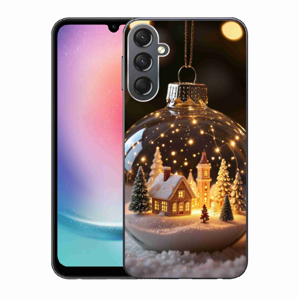 Gél borító mmCase Samsung Galaxy A24 - Karácsonyi gömbök 3