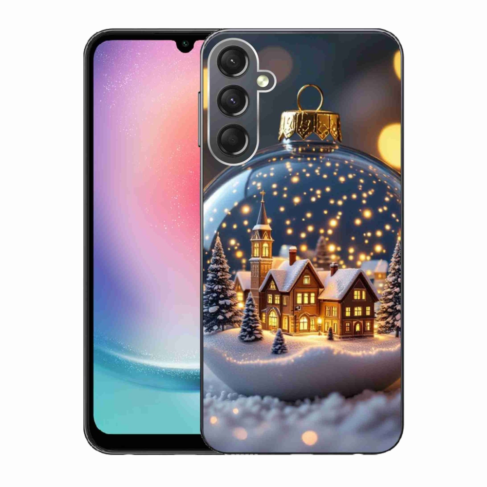 Gél borítás mmCase Samsung Galaxy A24 - Karácsonyi gömbök 4