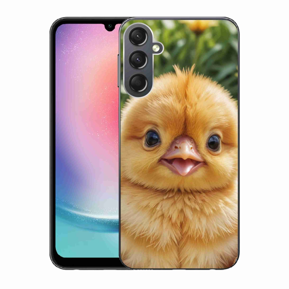 Gél borítás mmCase Samsung Galaxy A24 készülékhez - boldog csaj