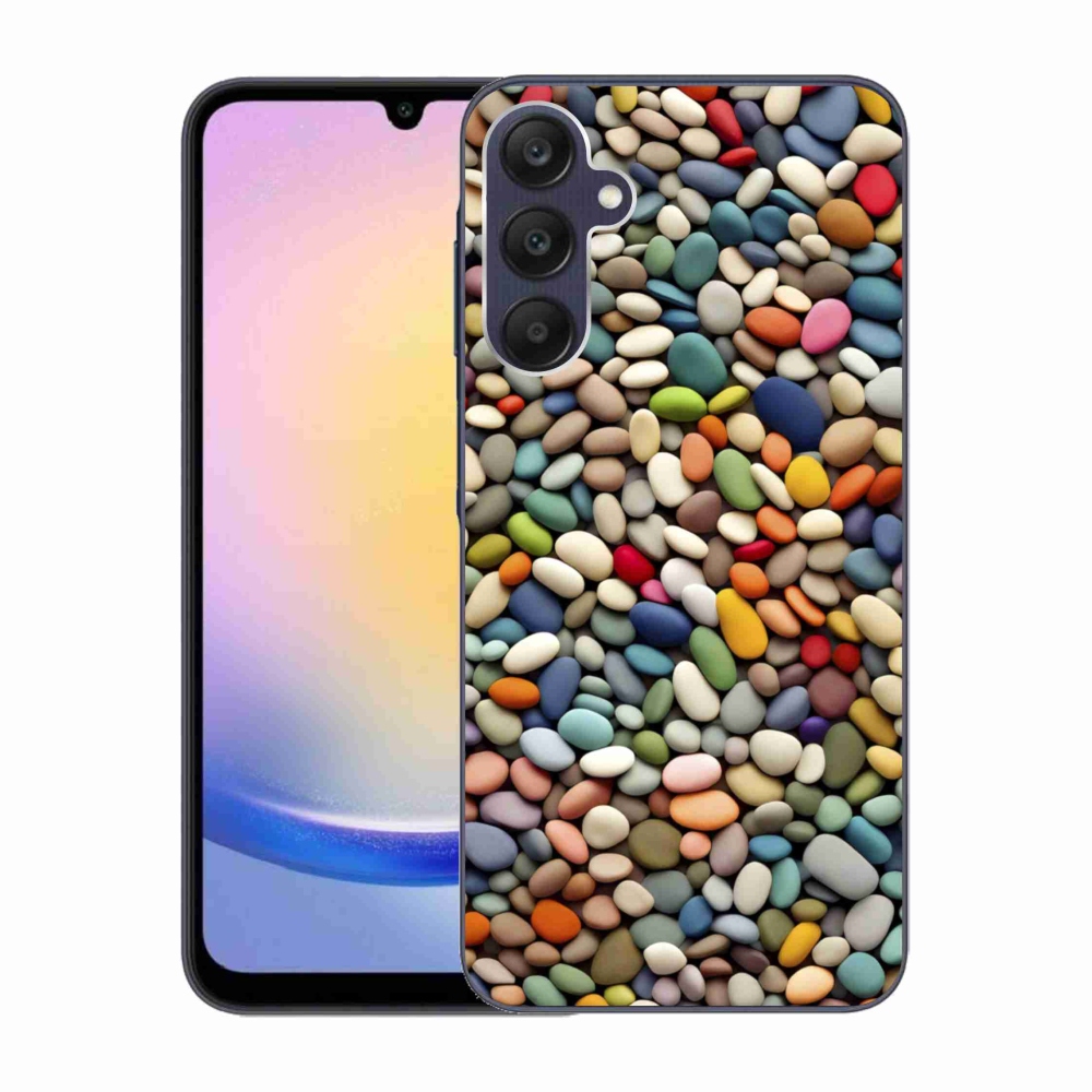 Zselés borítás mmCase Samsung Galaxy A25 5G - színes strasszkövek 2