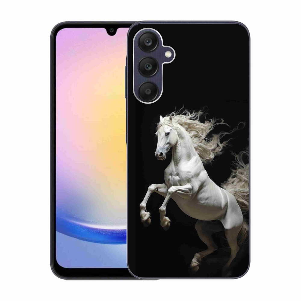 Zselés borítás mmCase Samsung Galaxy A25 5G - fehér ló 4
