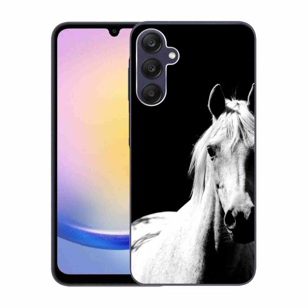 Gél védőhuzat mmCase Samsung Galaxy A25 5G - fehér ló 5
