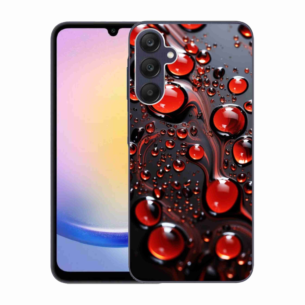 Gél védőhuzat mmCase Samsung Galaxy A25 5G - piros csepp 2