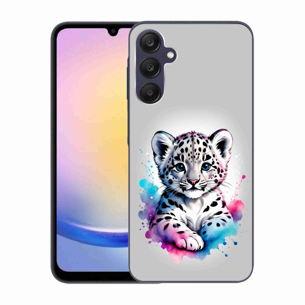 Zselés borítás mmCase Samsung Galaxy A25 5G - leopárd kölyökhöz