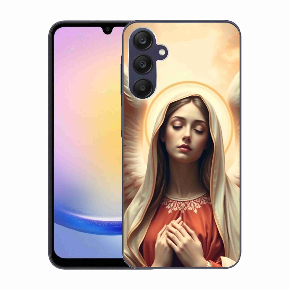 Zselés borítás mmCase Samsung Galaxy A25 5G - vallási motívumhoz