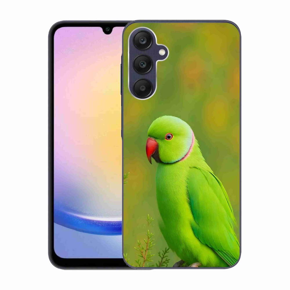 Zselés borítás mmCase Samsung Galaxy A25 5G - papagáj alexandr 2