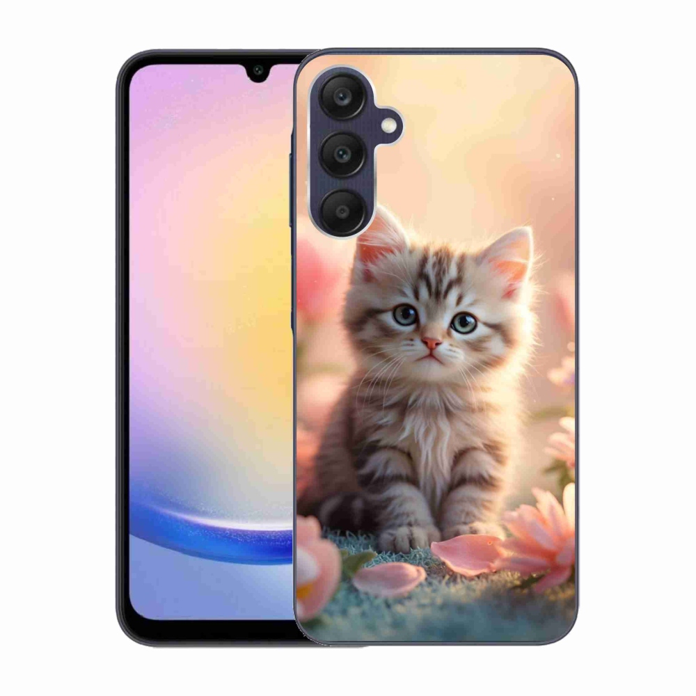 Gél borító mmCase Samsung Galaxy A25 5G - aranyos cica 8