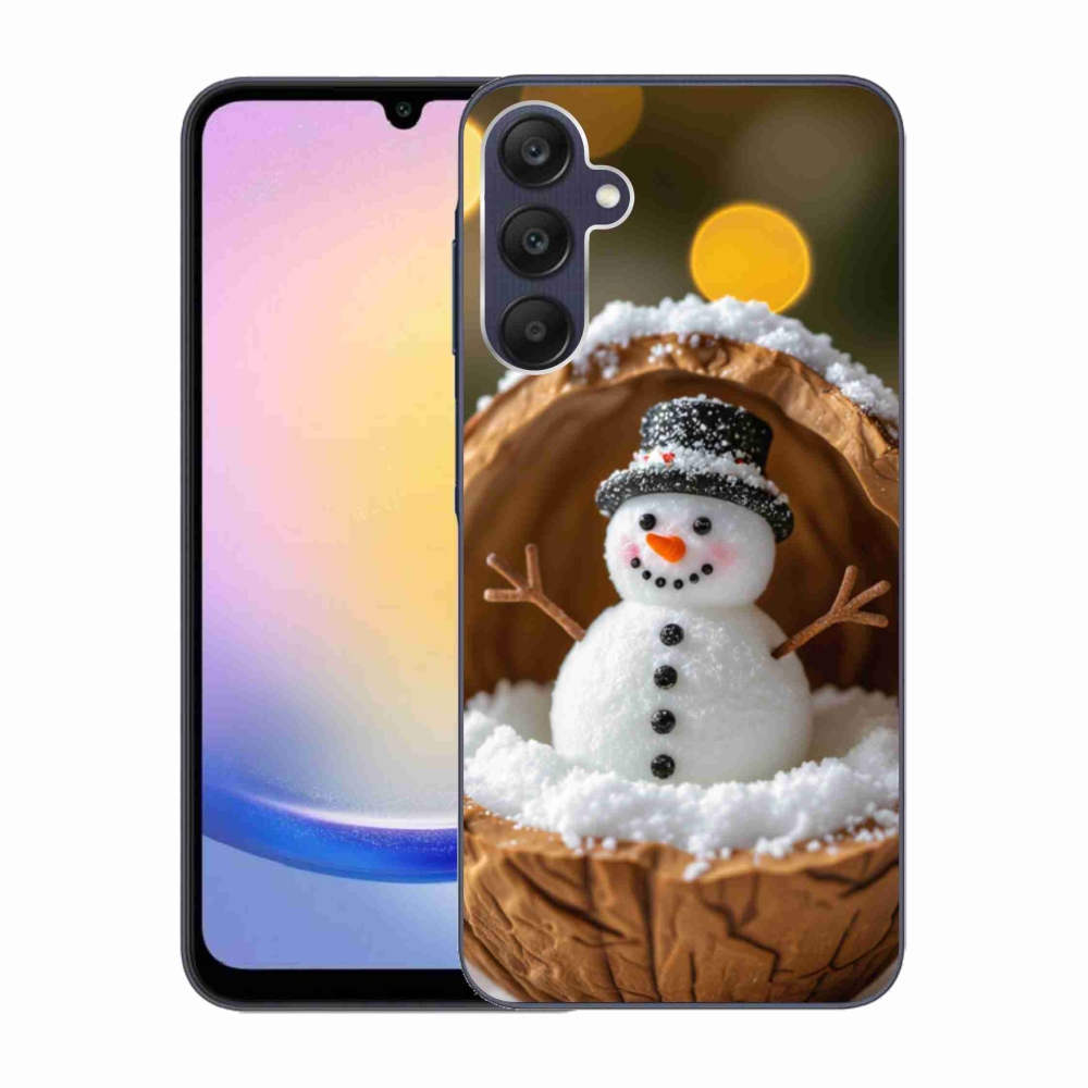 Gél védőhuzat mmCase Samsung Galaxy A25 5G - hóember 4