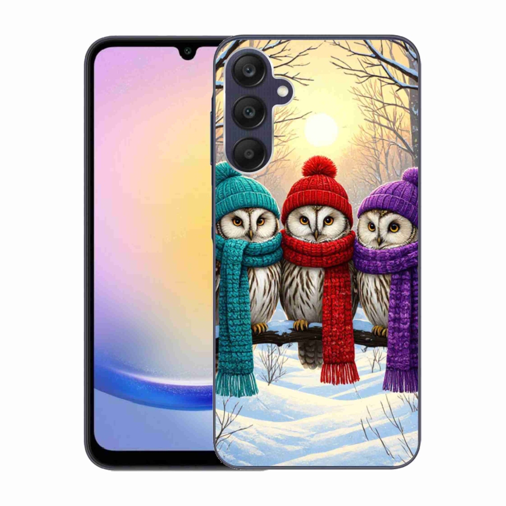 Gél borítás mmCase Samsung Galaxy A25 5G - bagoly barátok