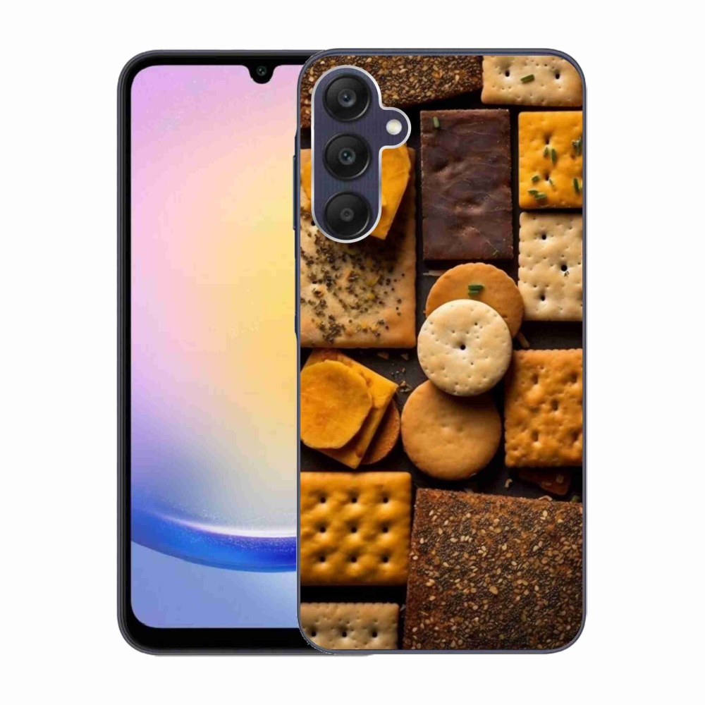 Zselés borítás mmCase Samsung Galaxy A25 5G - kekszek
