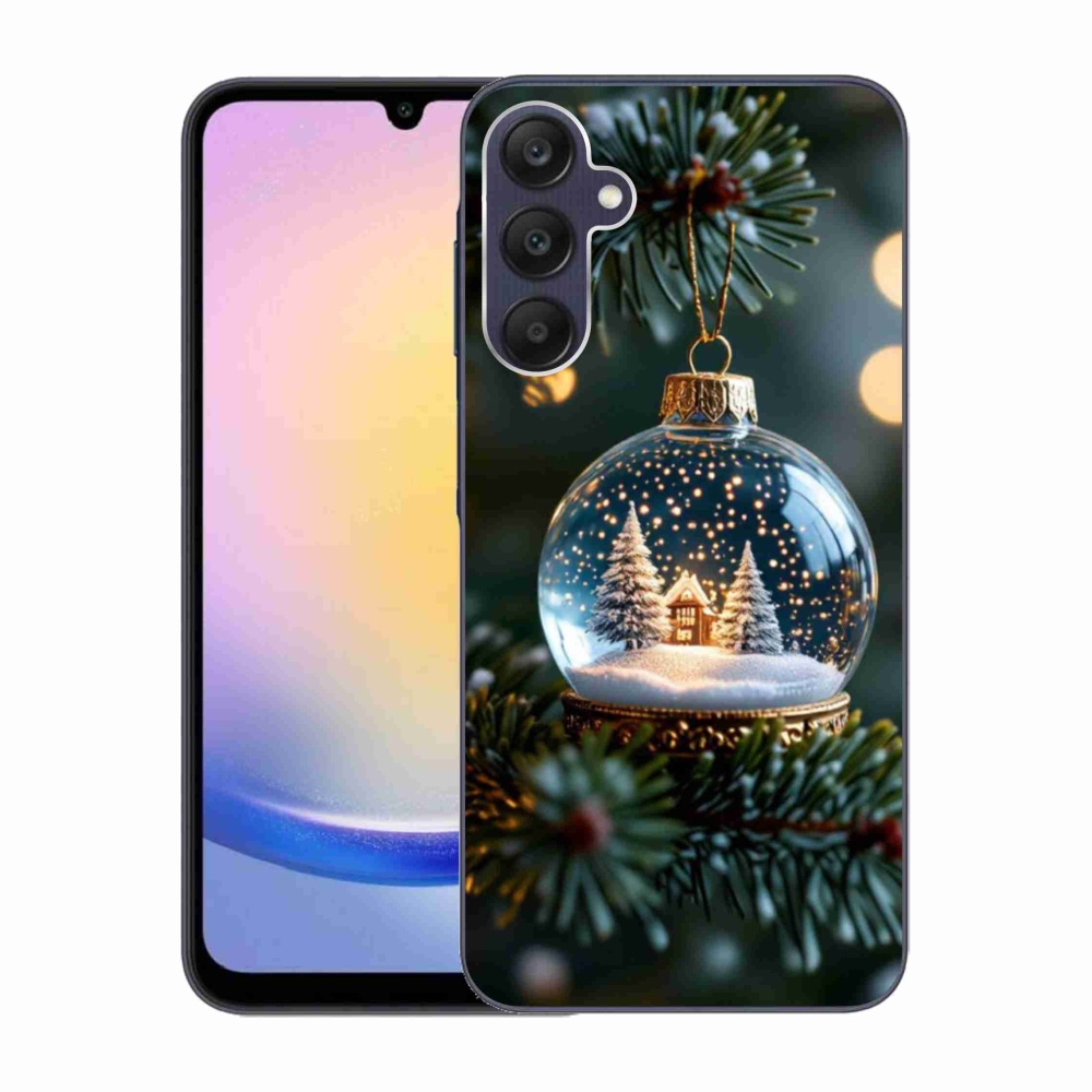 Gél borítás mmCase Samsung Galaxy A25 5G - Karácsonyi gömbök 2
