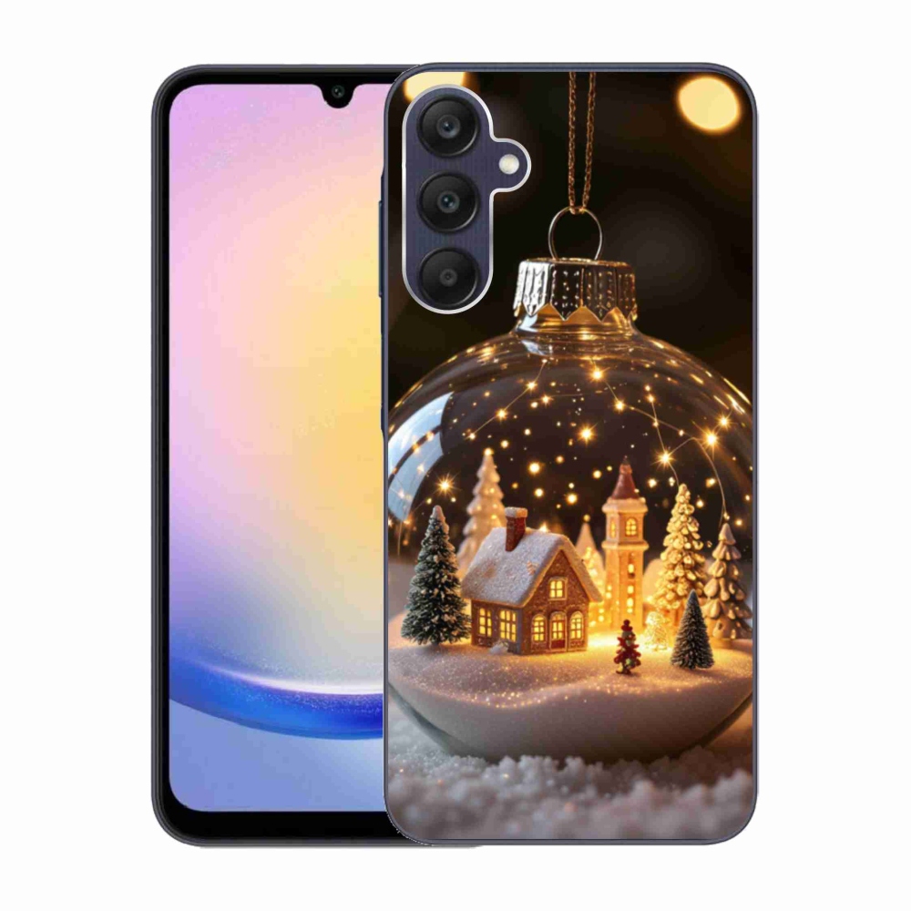 Gél borító mmCase Samsung Galaxy A25 5G - Karácsonyi gömbök 3