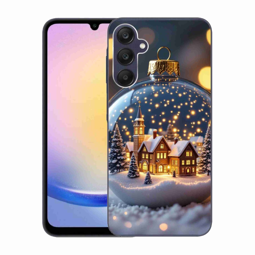 Gél borítás mmCase Samsung Galaxy A25 5G - Karácsonyi gömbök 4