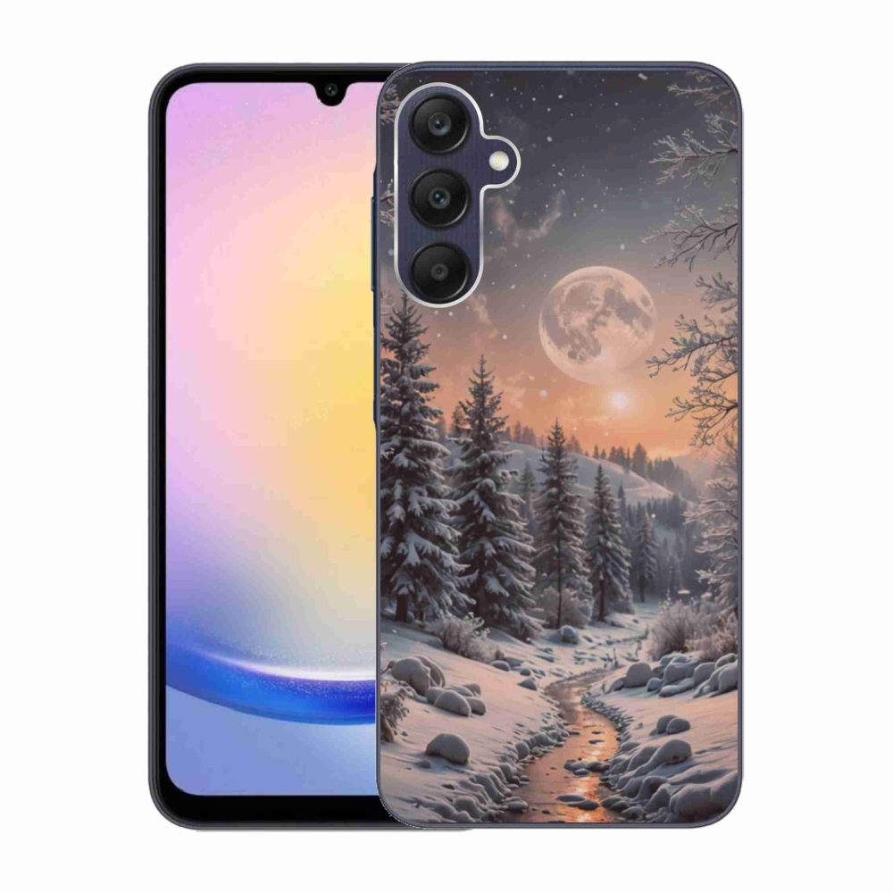 Gél borítás mmCase Samsung Galaxy A25 5G - téli táj 2