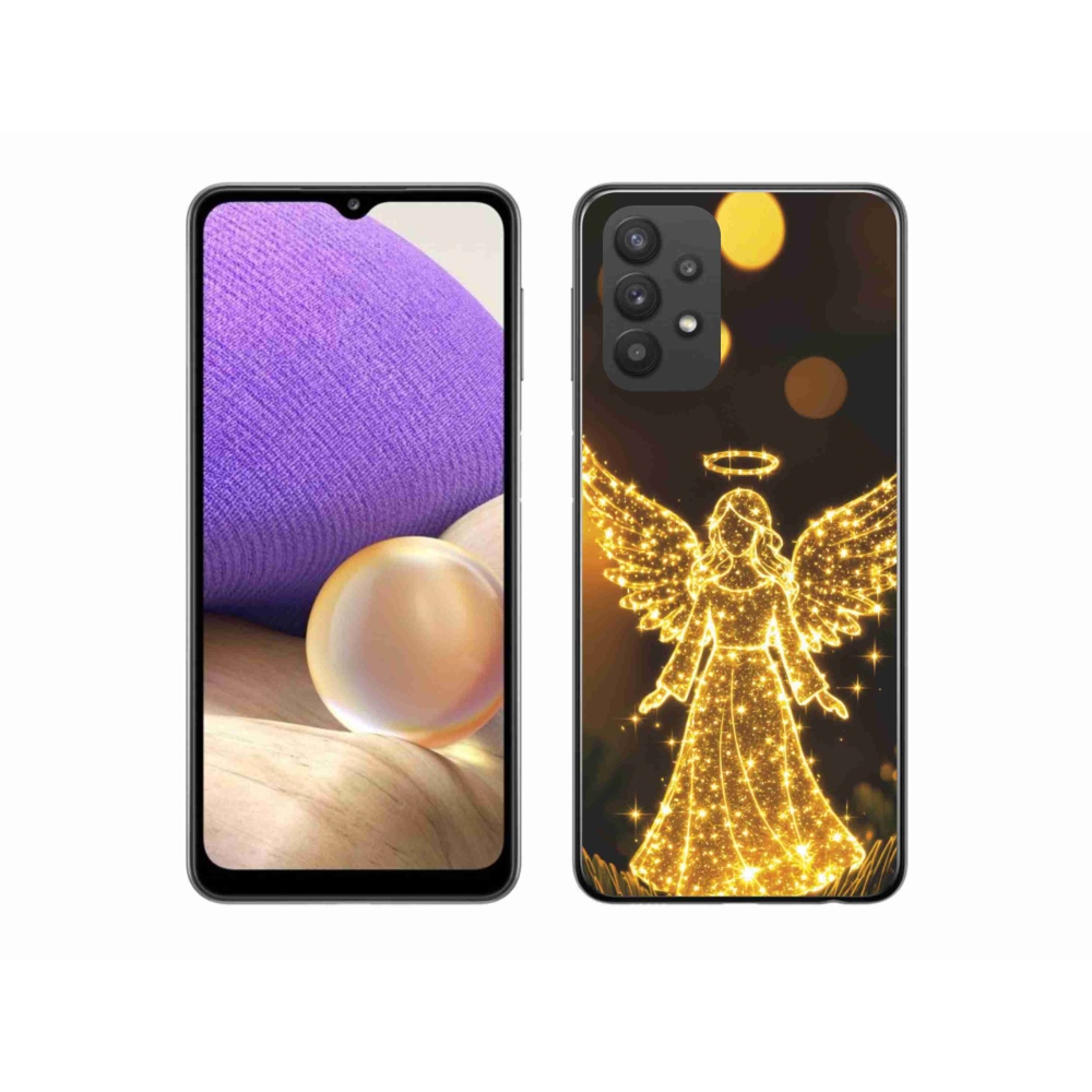 Gél védőhuzat mmCase Samsung Galaxy A32 5G - angyal
