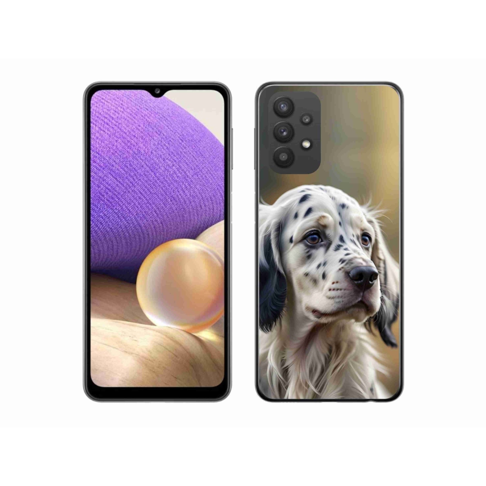 Zselés borítás mmCase Samsung Galaxy A32 5G - English Setter