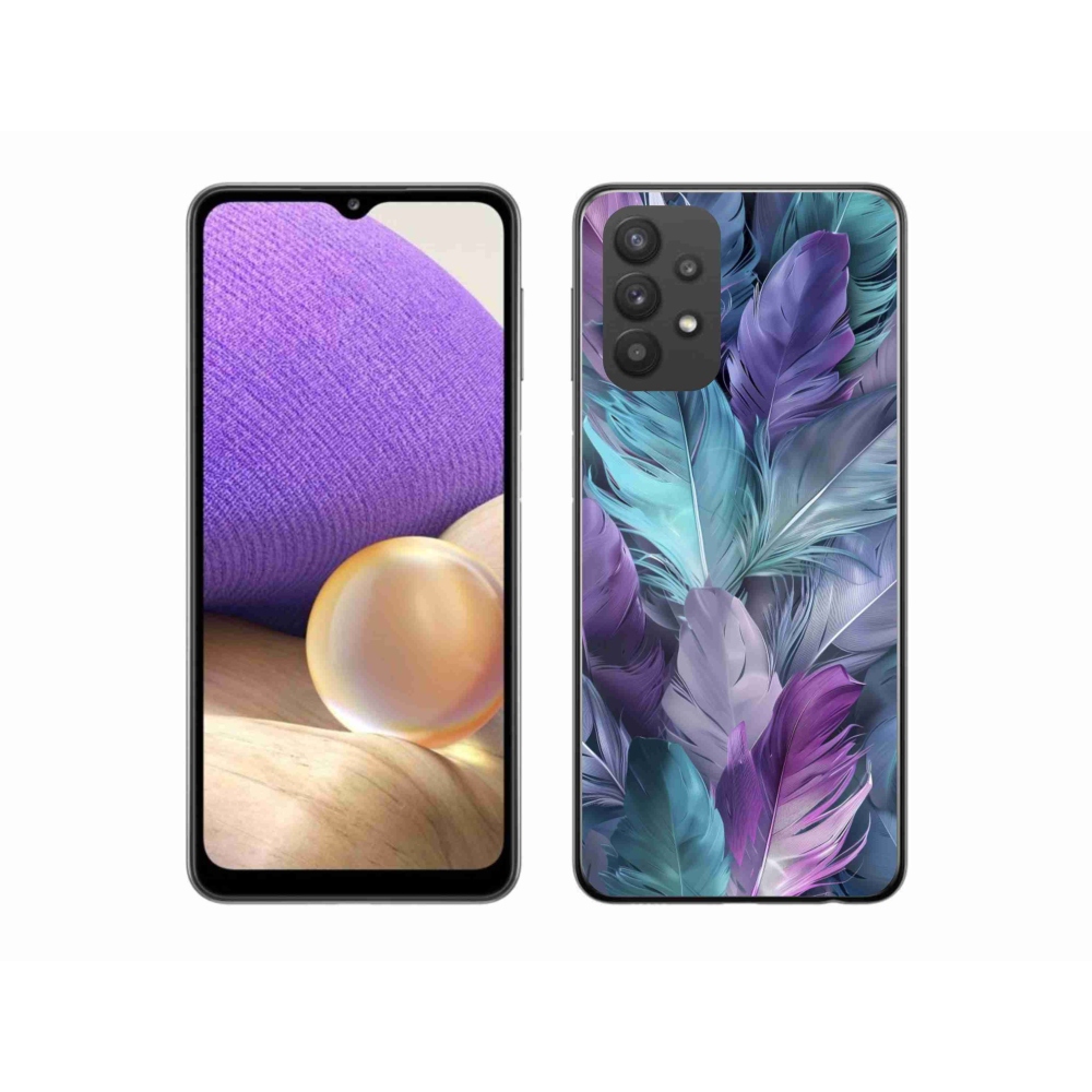 Zselés borítás mmCase Samsung Galaxy A32 5G - színes toll 2