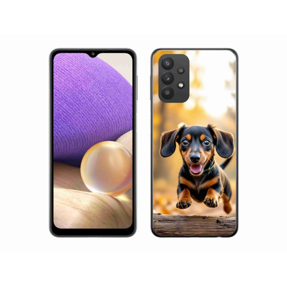 Zselés borítás mmCase Samsung Galaxy A32 5G - tacskó 2