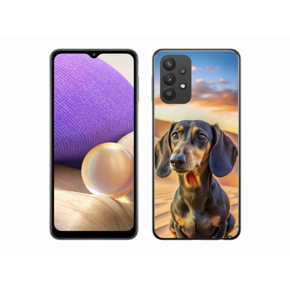 Zselés borítás mmCase Samsung Galaxy A32 5G - tacskó 3